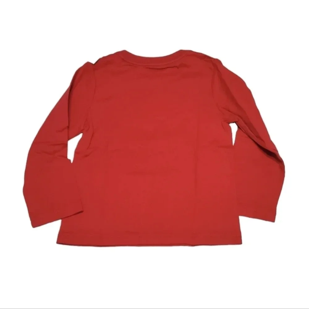 NWT The Children's Place Toddler Boy Santa Emoji Shirt Top 2T
